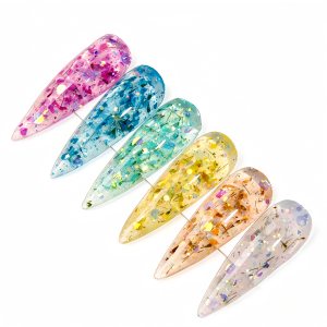Professional Nail Sculpting Gel: Floral Glitter Extension Gel